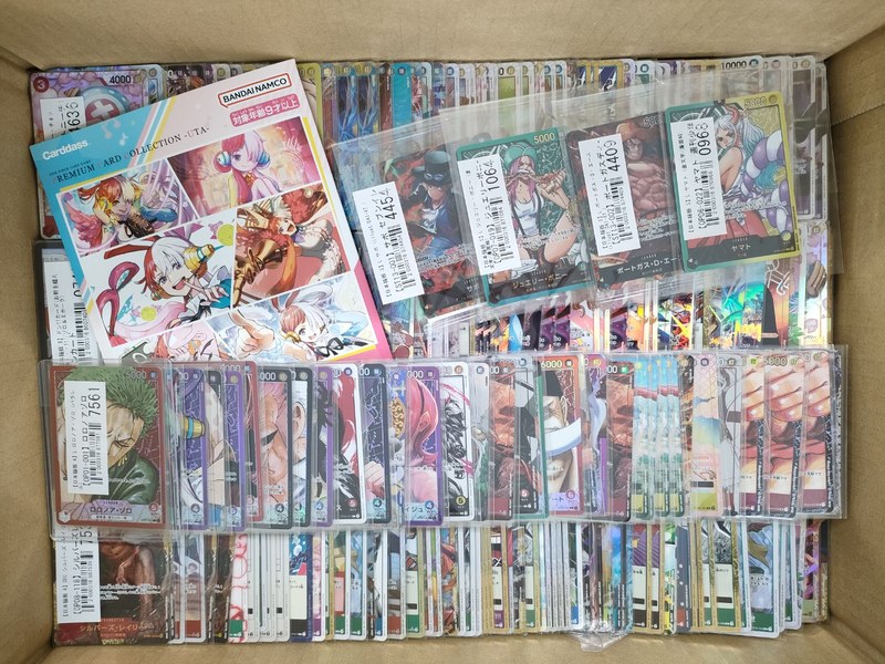 【ワンピースカード買取実績】漫画背景レイリーや優勝記念プロモを買取